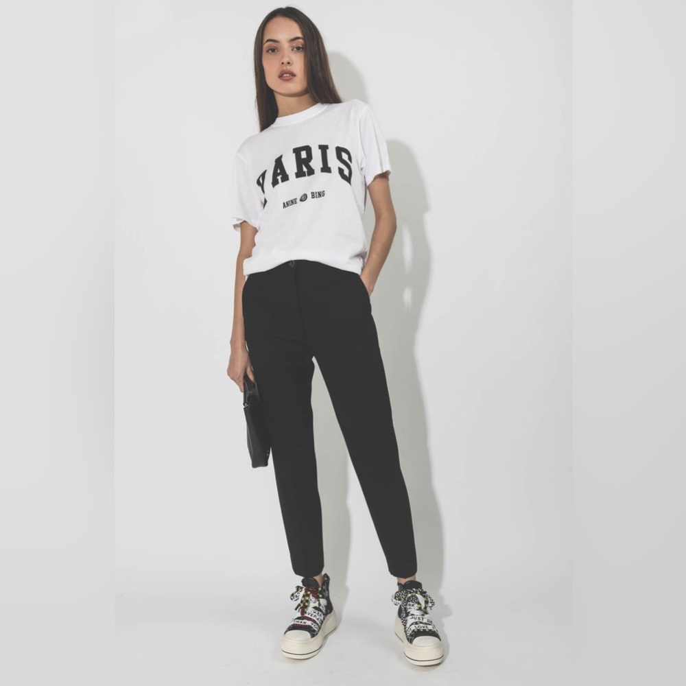 Anine Bing Paris Tee Medium NWOT